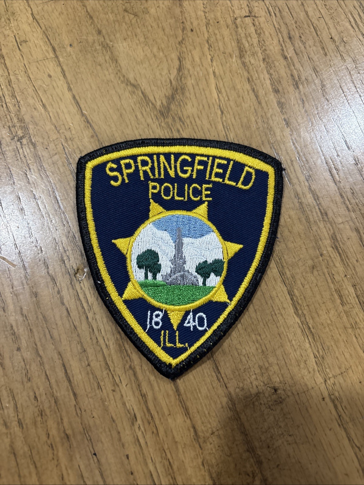 Springfield Illinois Police patch Shipped From USA