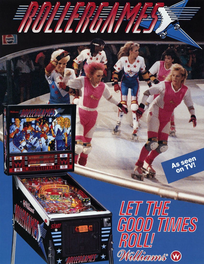 1990 Williams Rollergames / Roller Games Pinball Machine Rubber Ring Kit
