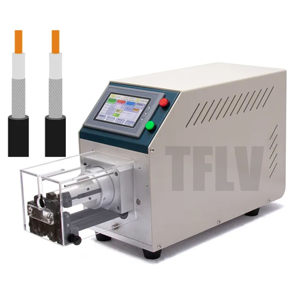 Semi-automatic Coaxial Stripping Machine Multi-layer Rotary Stripping Machine