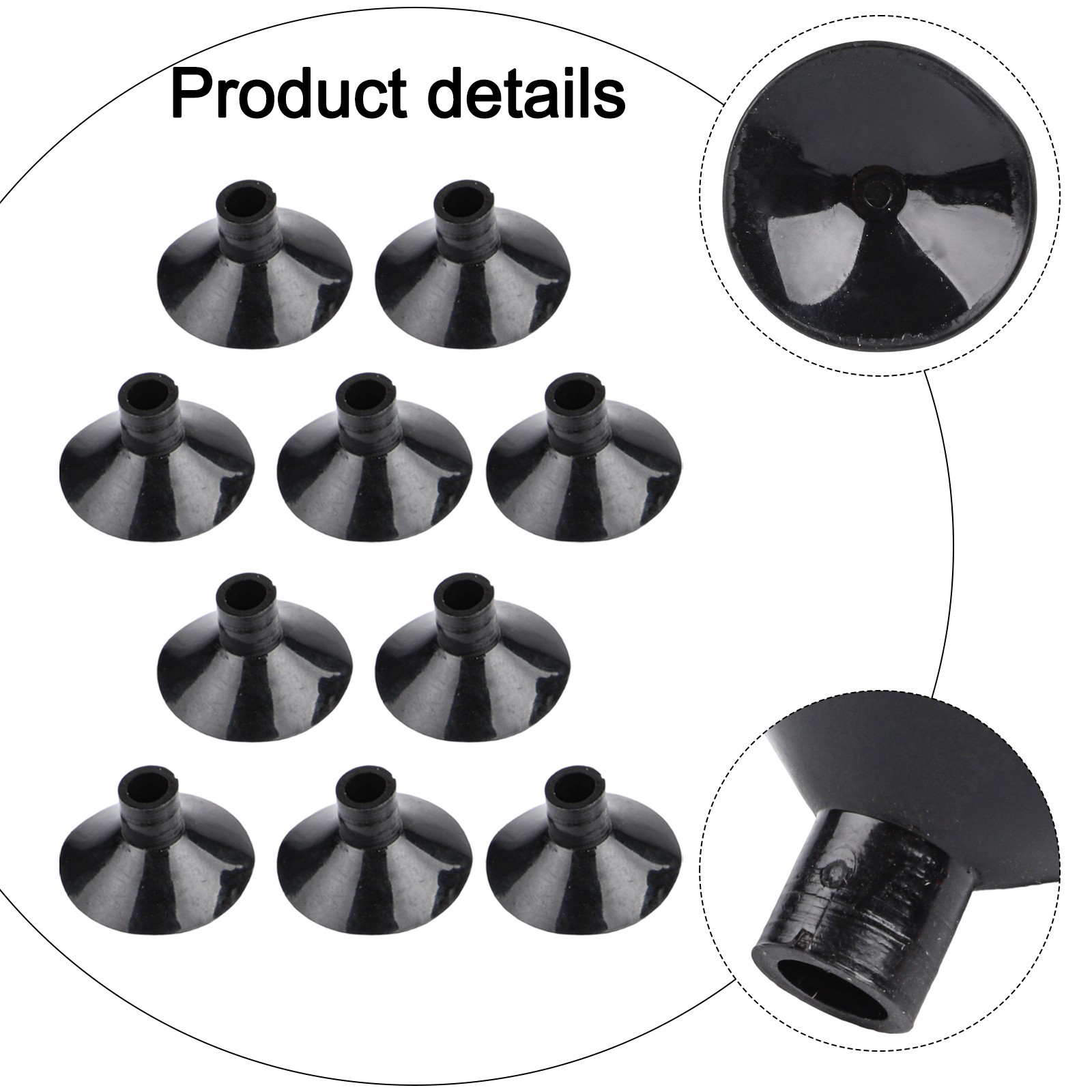 10pcs Rubber Sucker Arrow Shaft Outdoor Garden Vhome Target For Arrow Sucker
