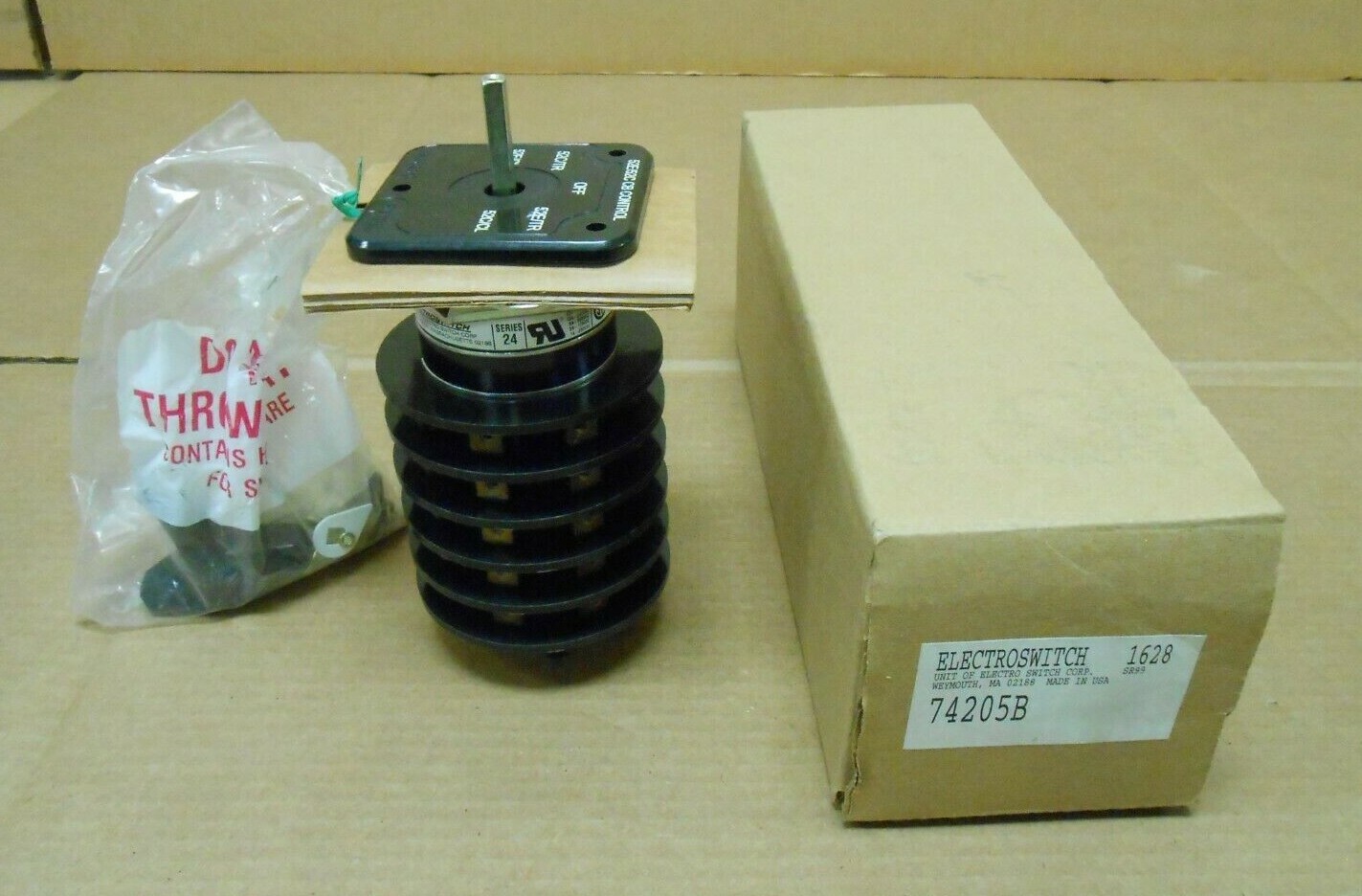 1 NIB ELECTROSWITCH 74205B ROTARY LATCHING SWITCH RELAY