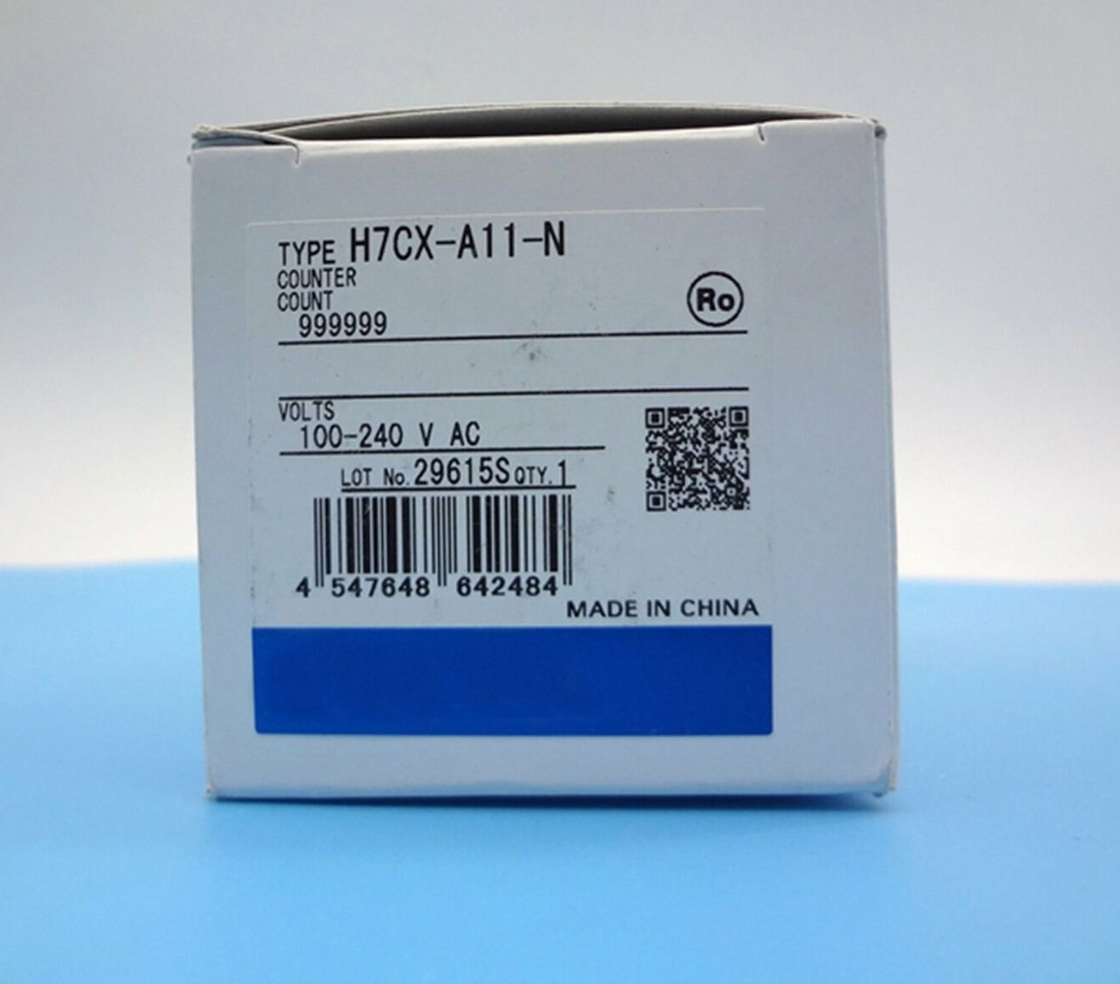 One OMRON H7CX-A11-N Counter 100-240VAC H7CXA11N New in Box Expedited Shipping