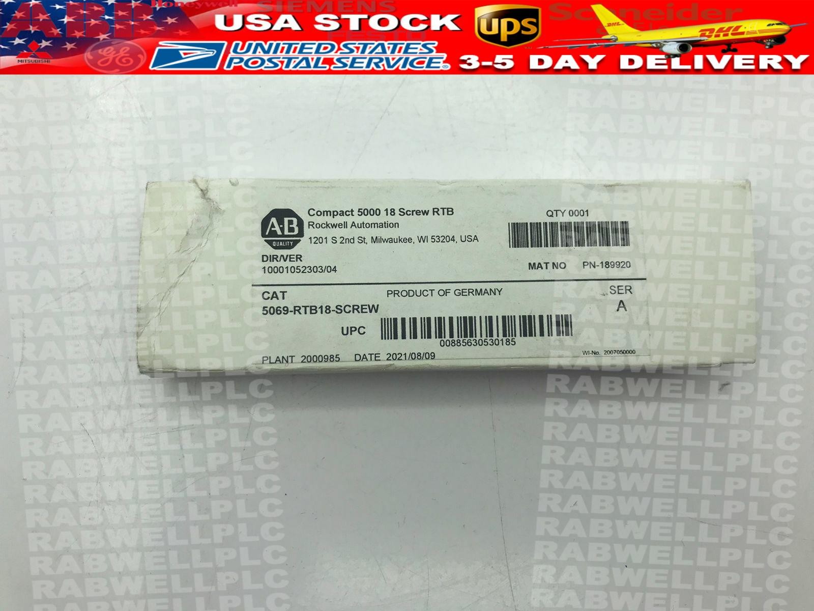 NEW ~ Allen-Bradley5069-RTB18-SCREW /A Compact 5000 18-Screw RTB SEALED！
