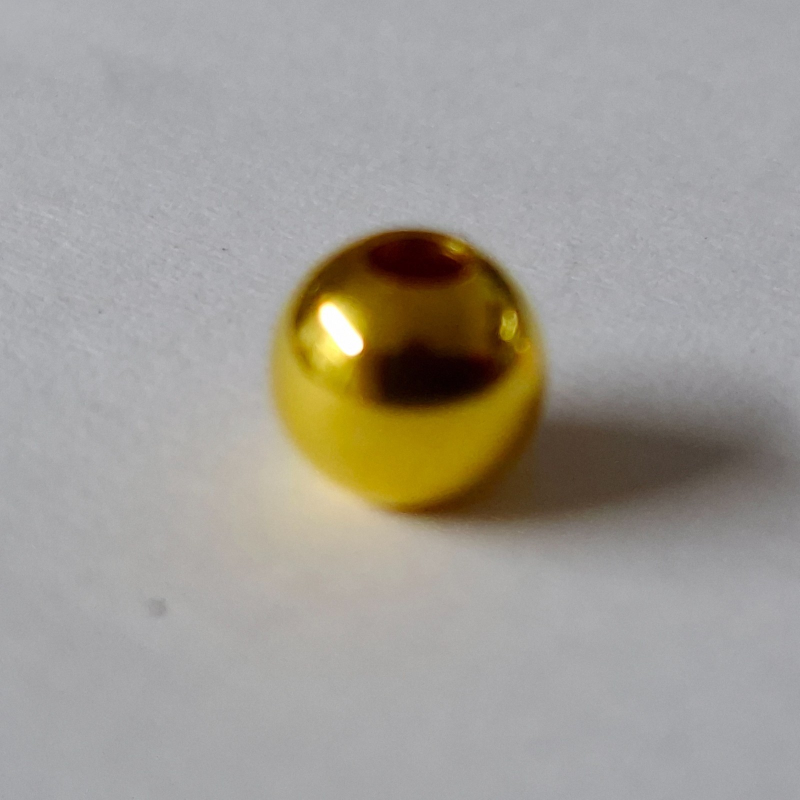 Tipit S - Polished Silver Ball / High Quality 22kt Gold Plated