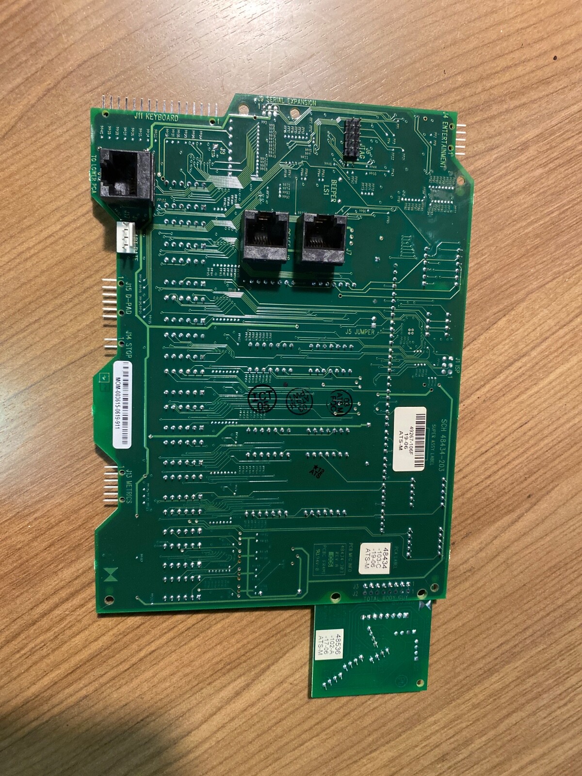Precor MFR-48434-403 PCA Upper Board Control Panel