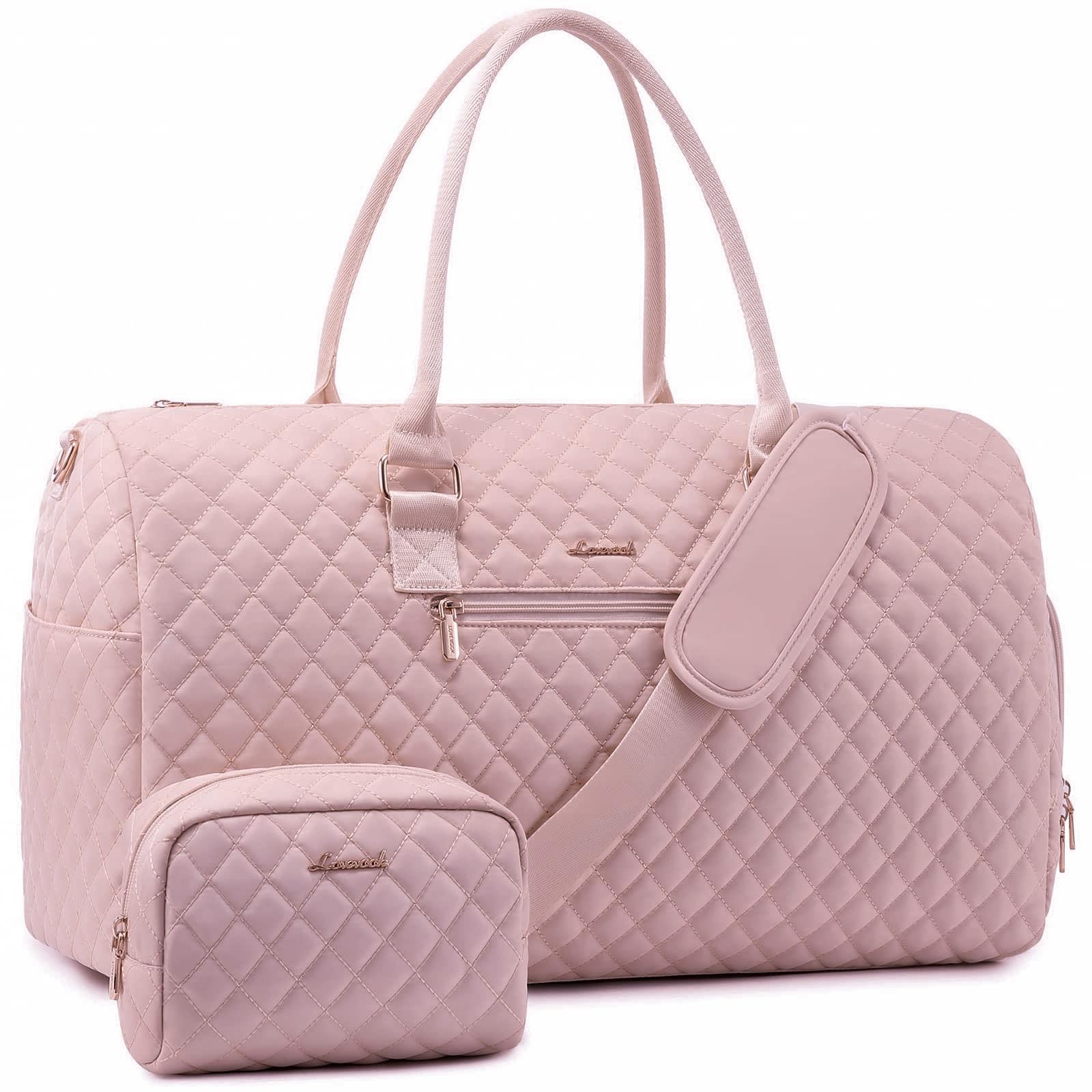 Travel Duffle Bag, Weekender Bag for with Toiletry Bag, Carry on Overnight Ba...