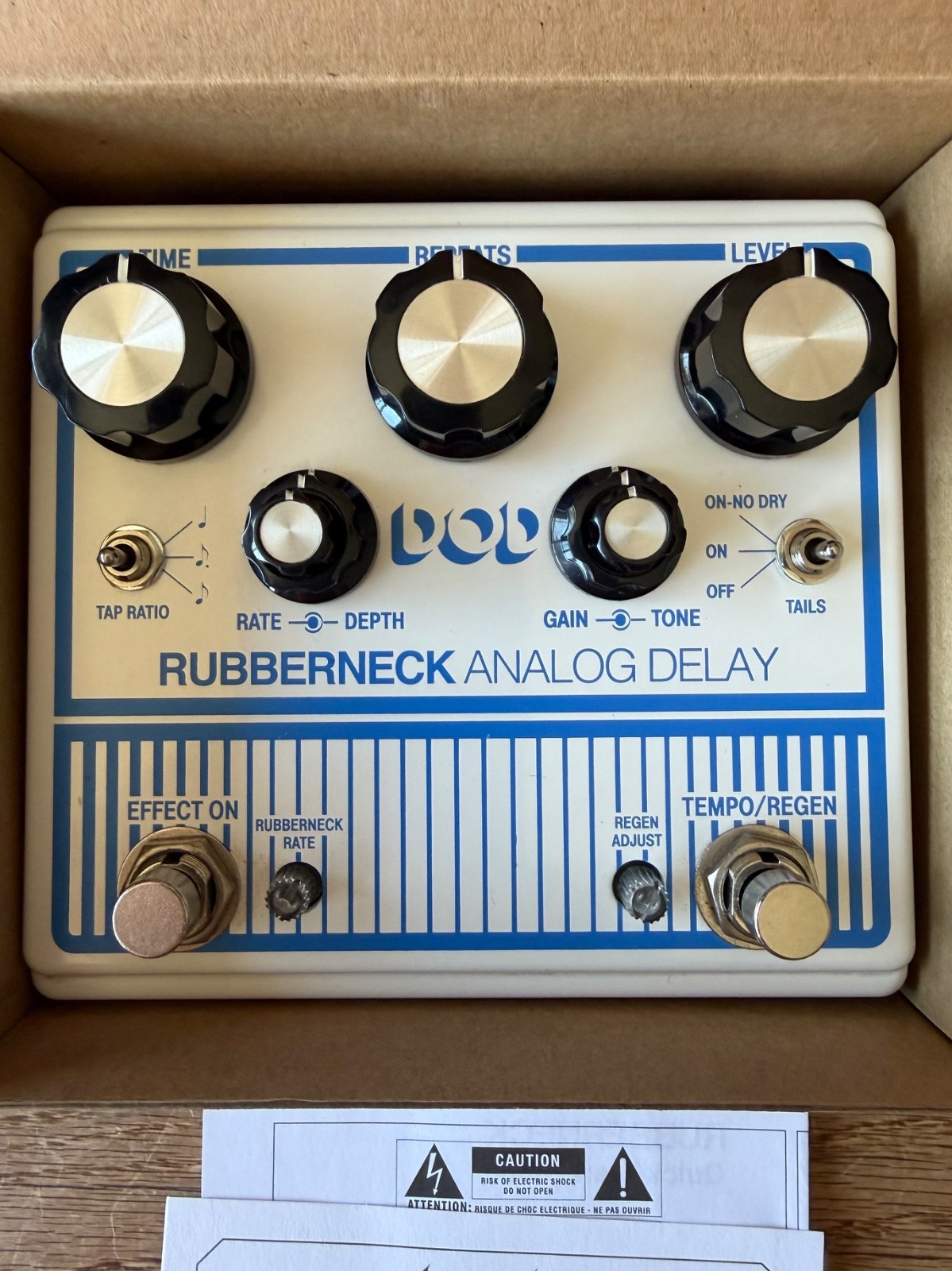 DOD Rubberneck Analog Delay Pedal with Tap Tempo