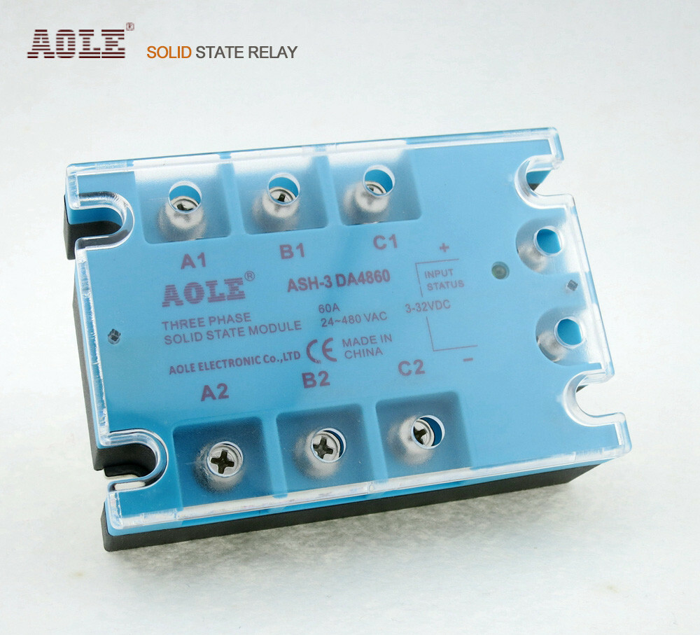 60A DC-AC ASH-3DA4860 three-phase solid state relay TSR-60DA