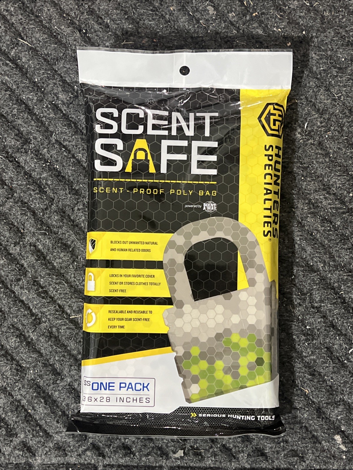 Hunters Specialties Scent Safe Scent-Proof Poly Bag 36" x 28" NEW