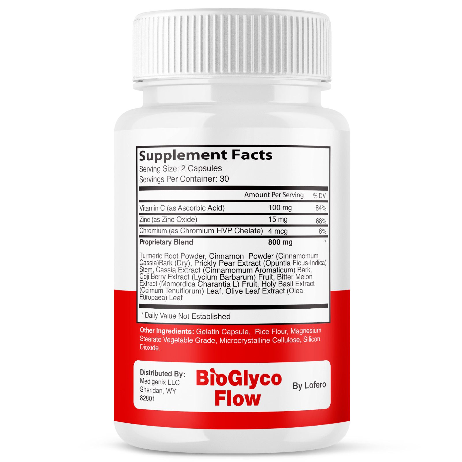 BioGlyco Flow Capsules Bio Glyco Blood Optimizer Supplement Reviews Pills (60ct)