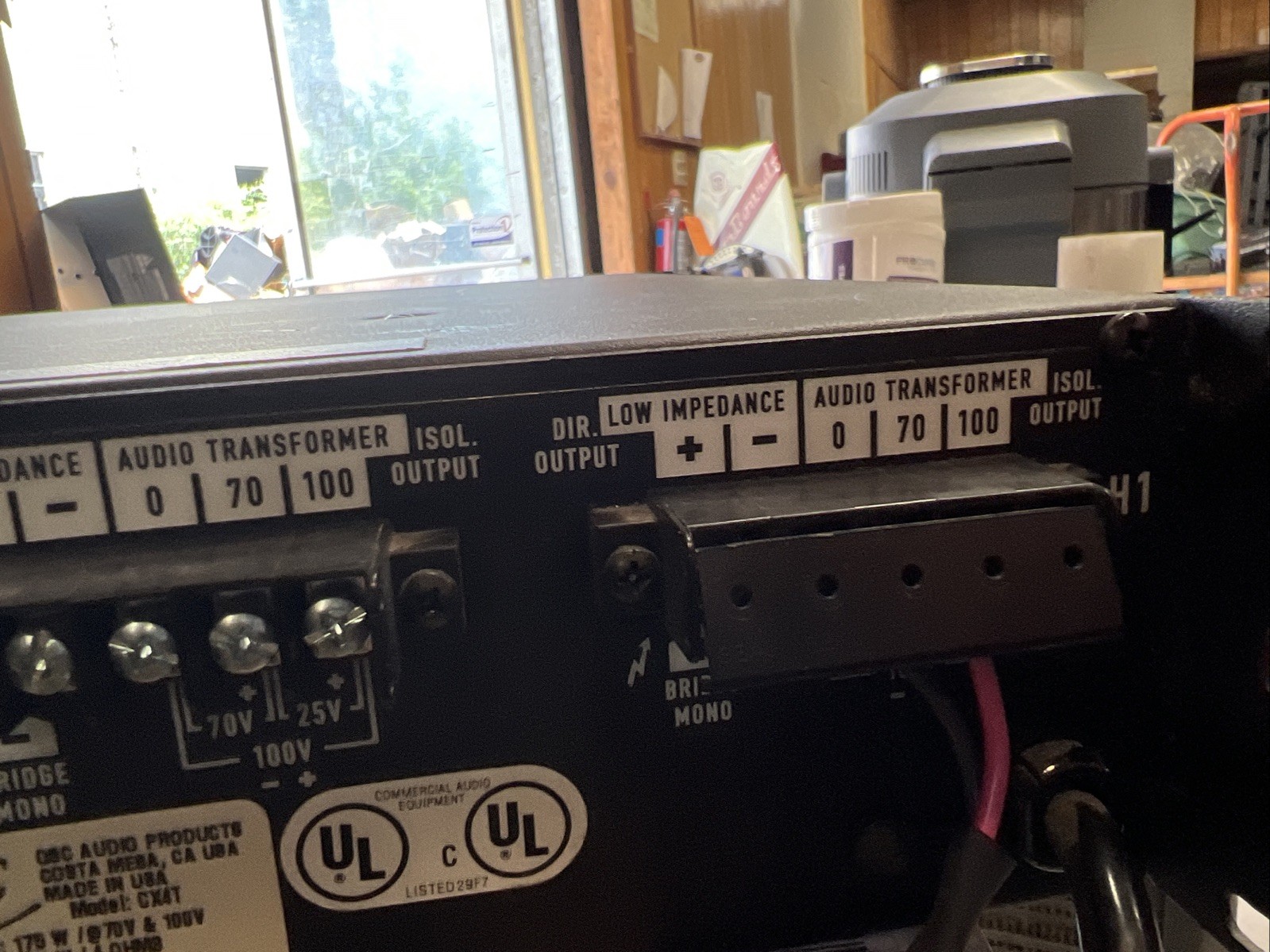 QSC CX4T power amplifier TESTED WORKING