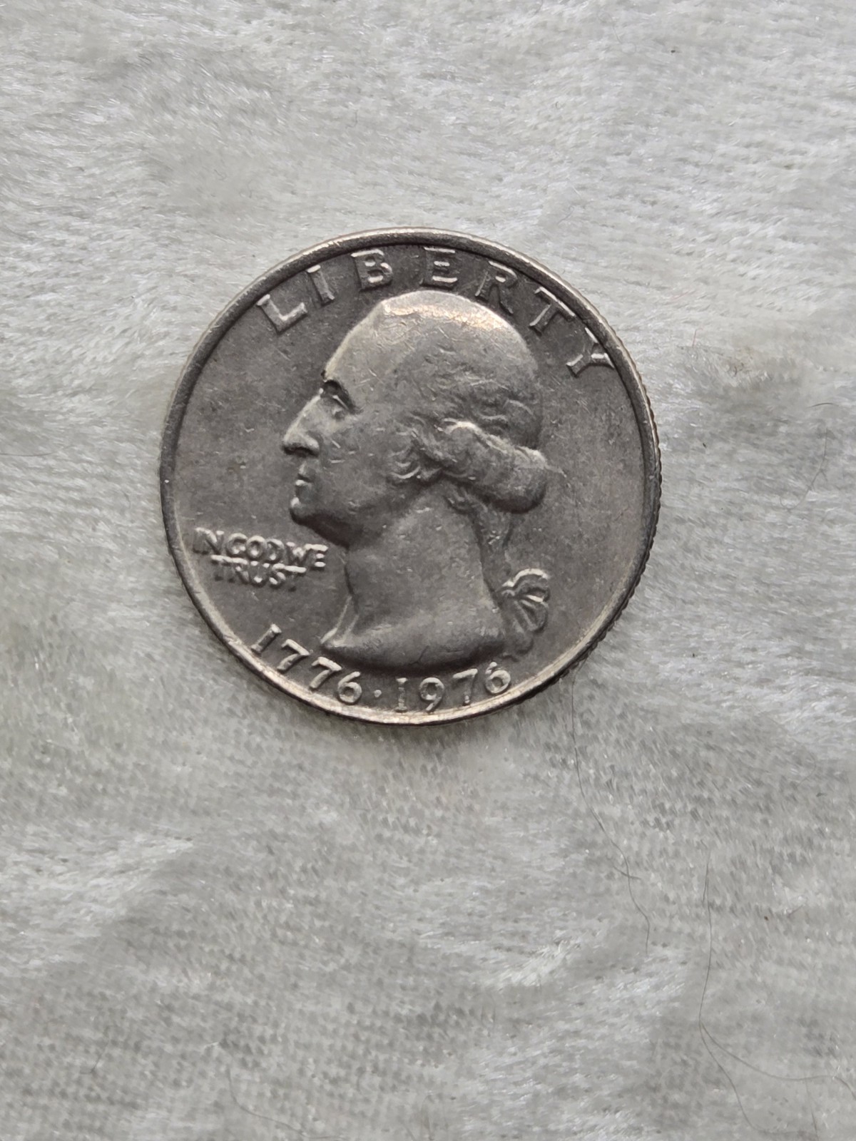 1976-P 25C Clad Washington Quarter
