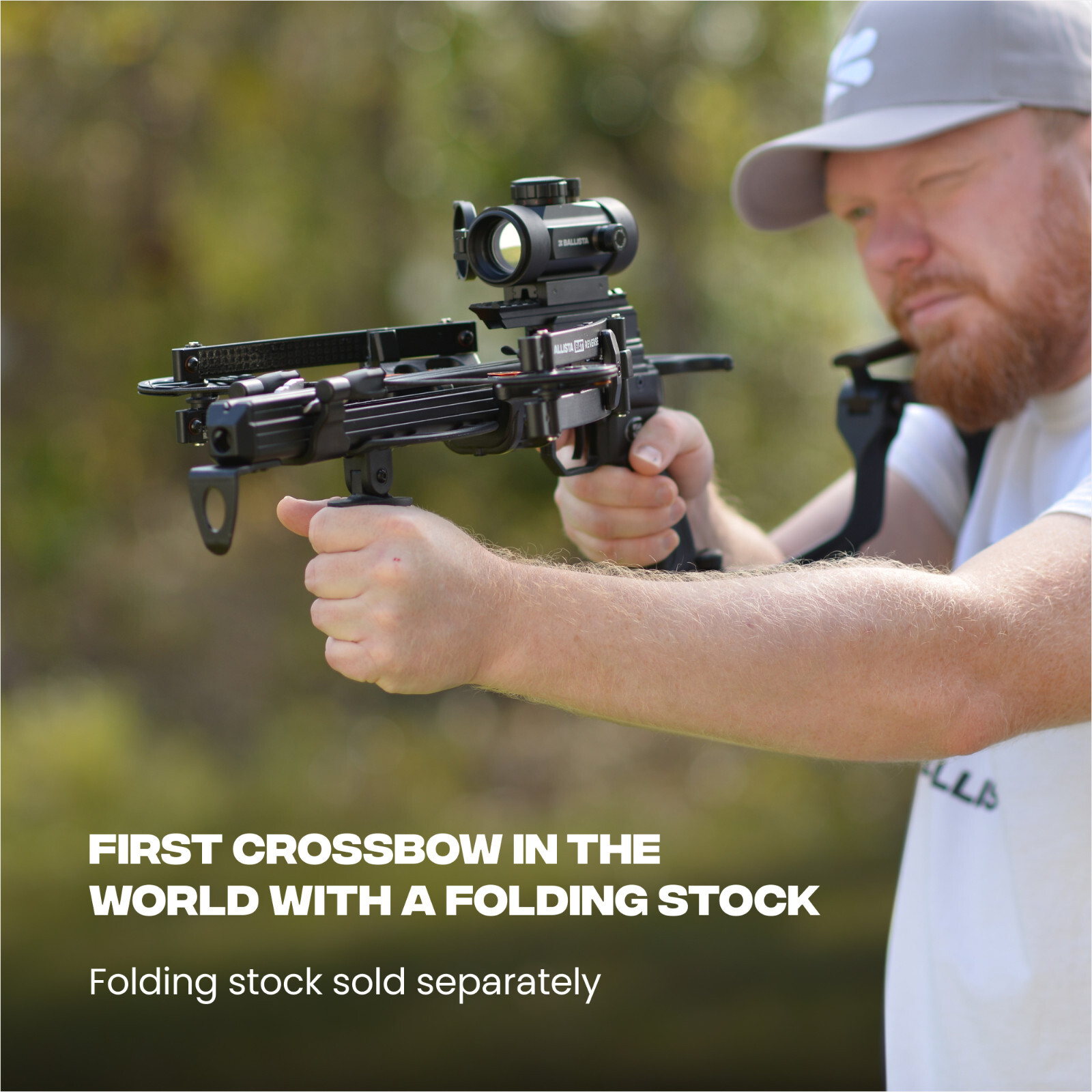 BALLISTA BAT Reverse Crossbow with 1x 30mm Red Dot Sight Optic