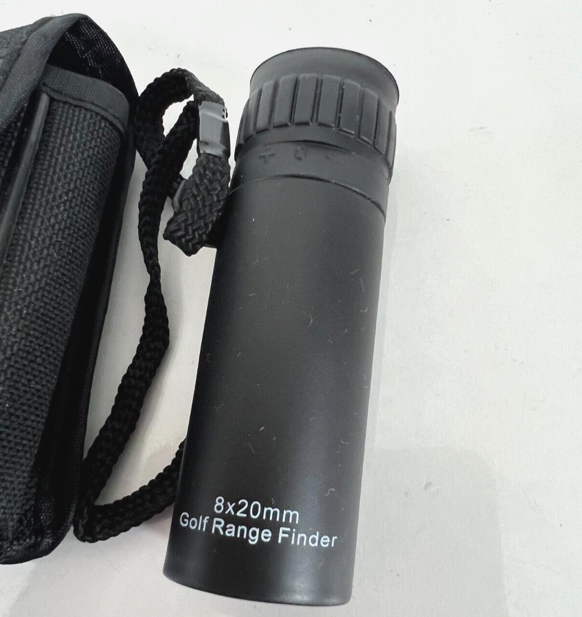 WILSON Golf Range Finder Scope 8X20mm Nylon Case Lanyard Belt Loop