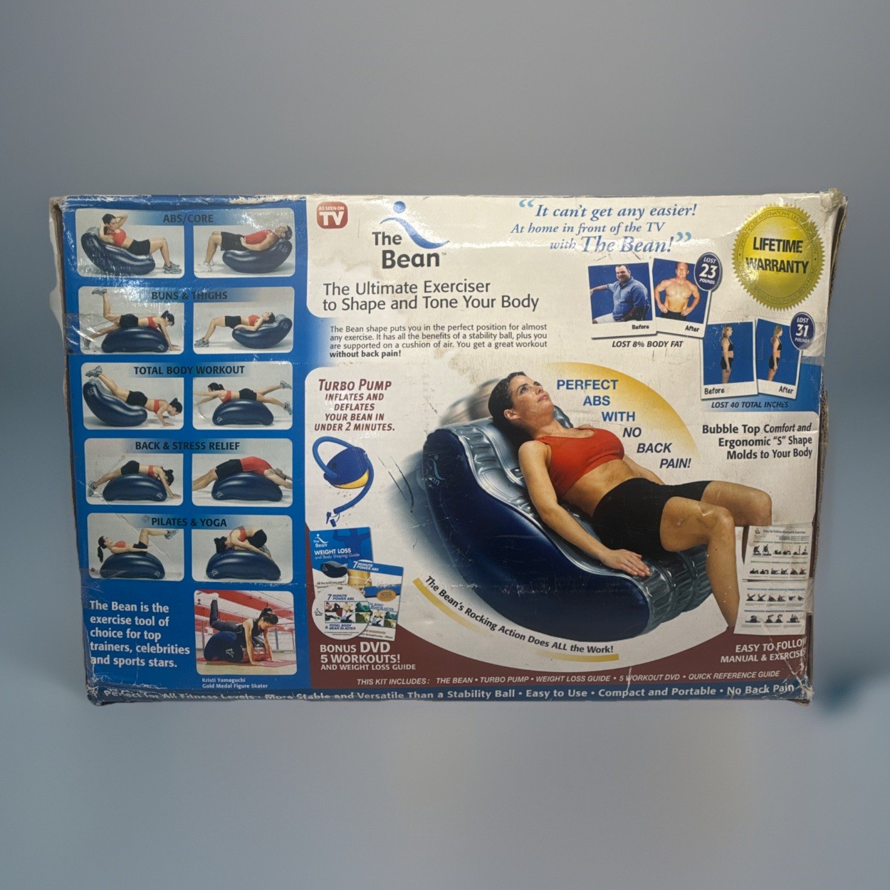 The Bean‎ Ultimate Exerciser Shape & Tone Your Body NEW OPEN BOX Sealed Contents