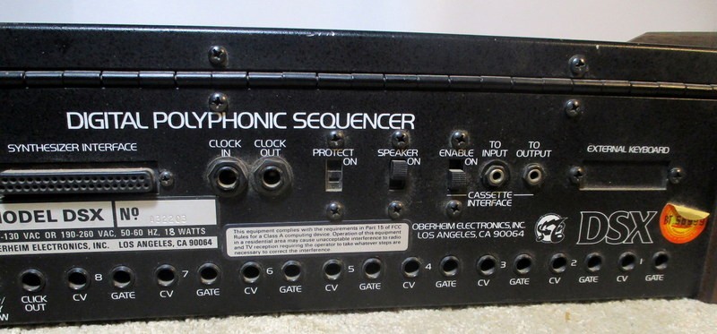 Oberheim DSX Digital Polyphonic Sequencer Vintage Rare