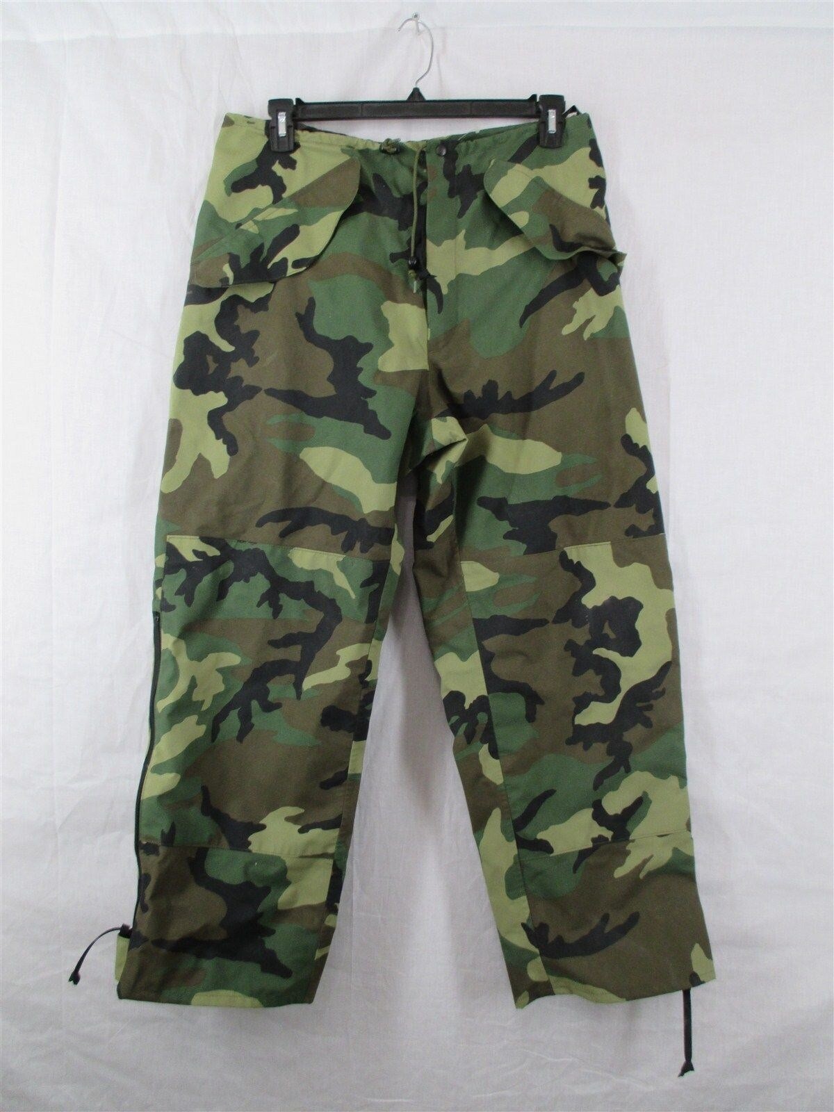 Cold/Wet Weather Gore-Tex Gore-Seam Pants Medium Regular Woodland Camo BDU Army