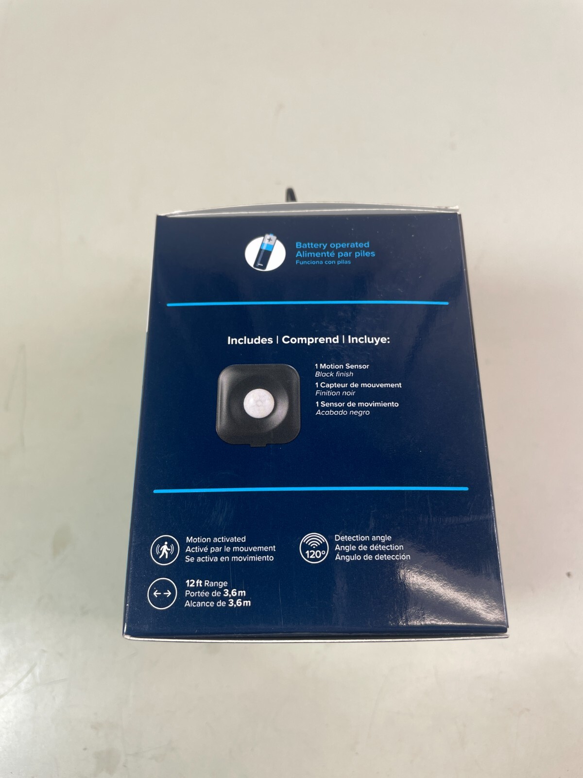 Heath Zenith Black/White Plastic Wireless Motion Sensor for Doorbells