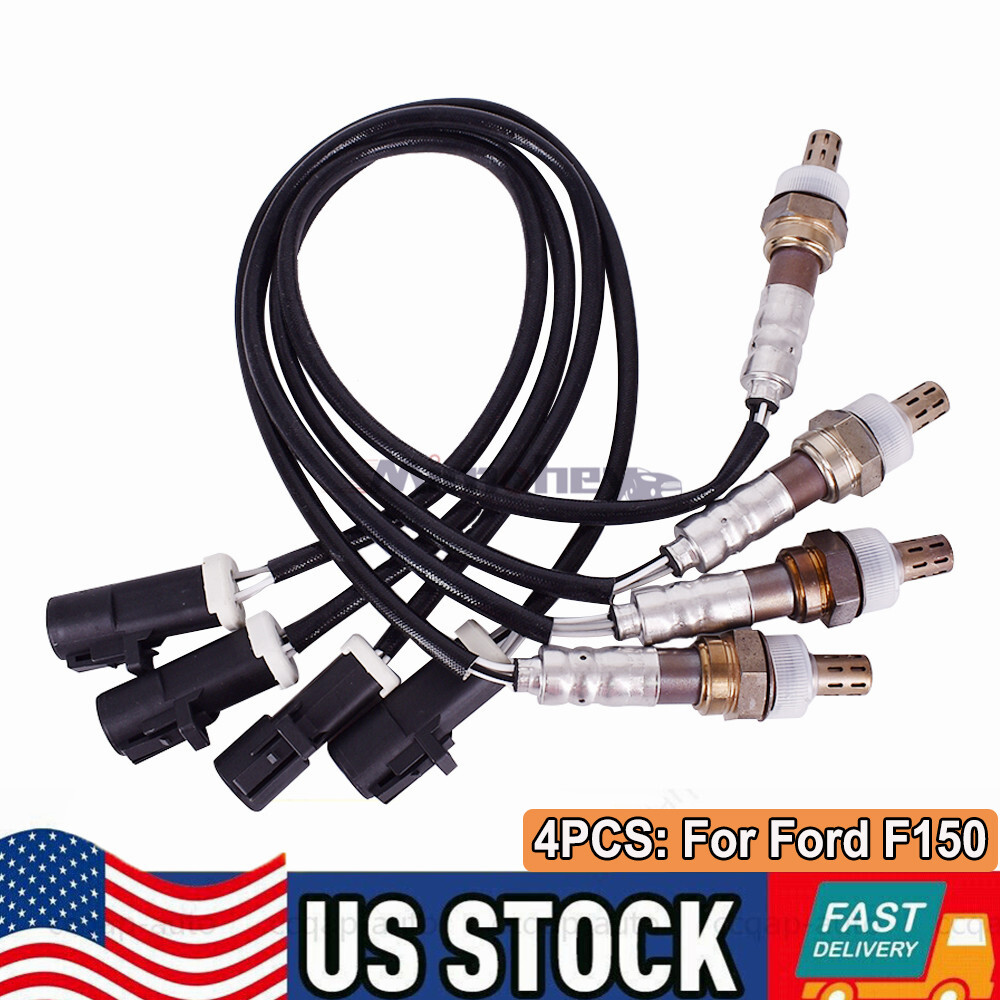 Set of 4 Motorcraft Oxygen O2 Sensor for Ford F150 Pickup 4.2L 4.6L 5.4L 1997-08
