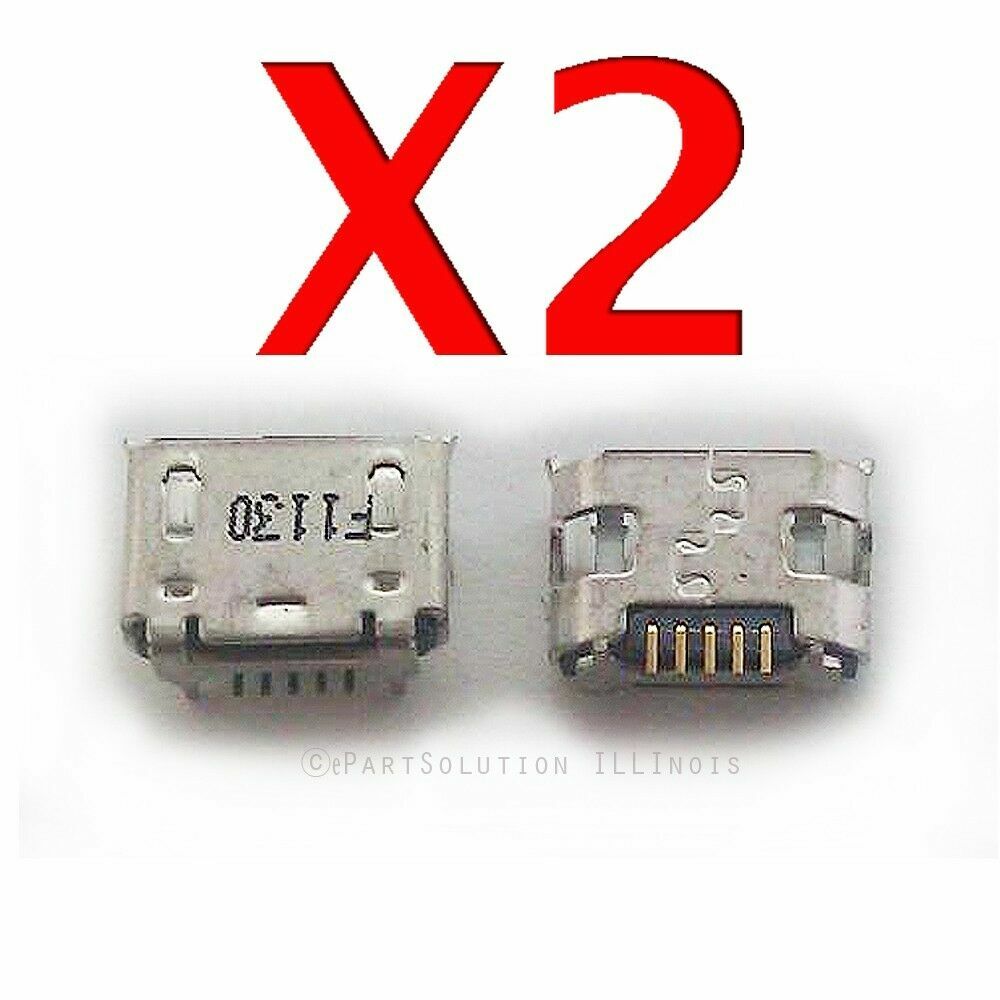 2X Rand McNally ClearDryve 220 Charging Port Micro USB Charger Dock Connector