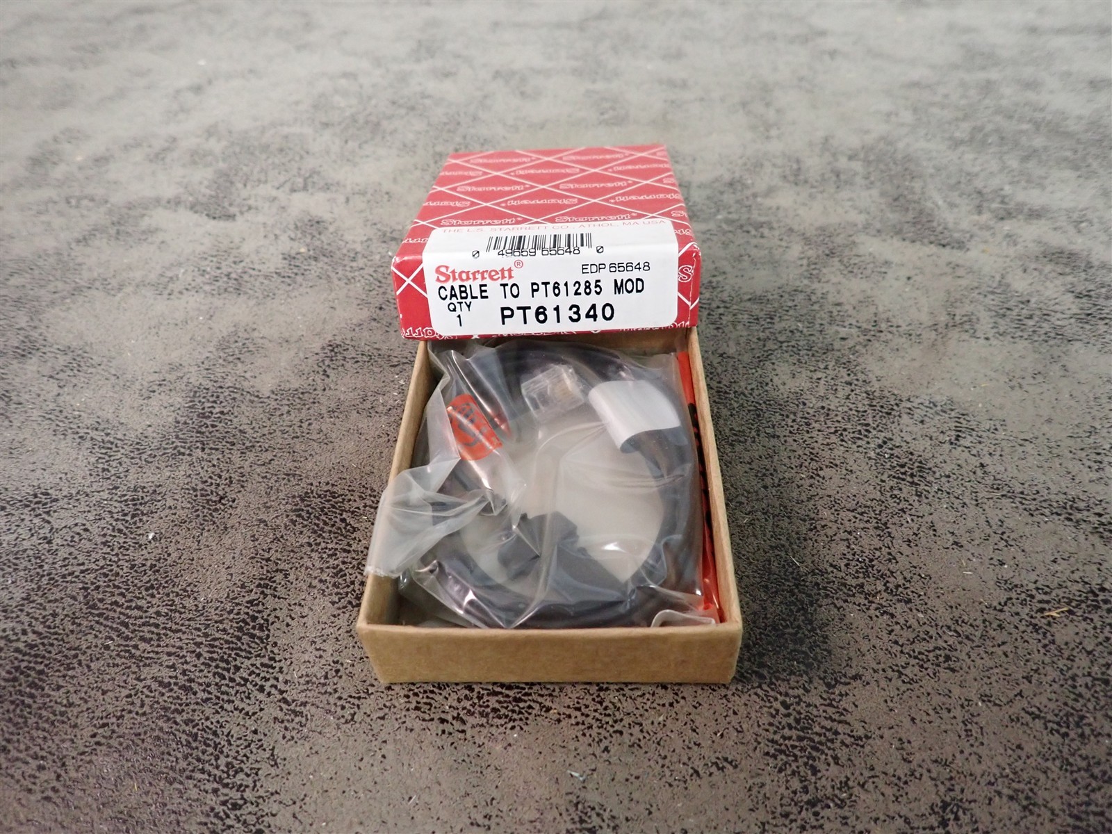 Starrett 65648 PT61340 Shielded Data Collection Cable For 761 & 772 (BN462)