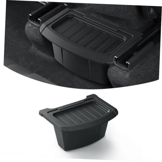 Upgraded Rear Center Console Floor Storage Box for Tesla 2025 Model Y Juniper