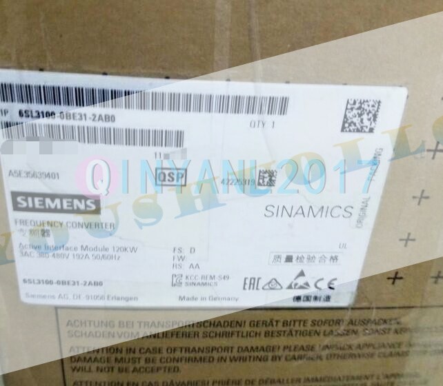 1PCS Siemens 6SL3100-0BE31-2AB0 Active Interfac Module new