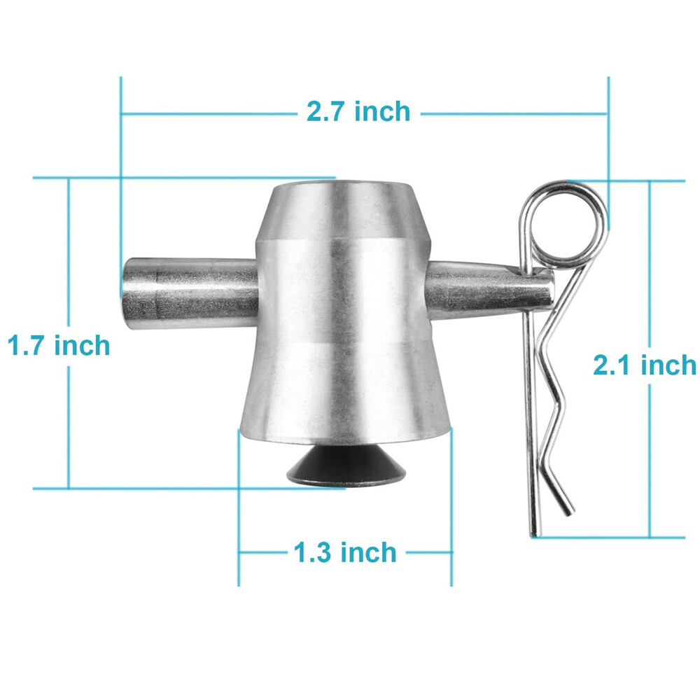 20Pack Half Conical Coupler with Clips Pins for Stage Truss Trusses Bed