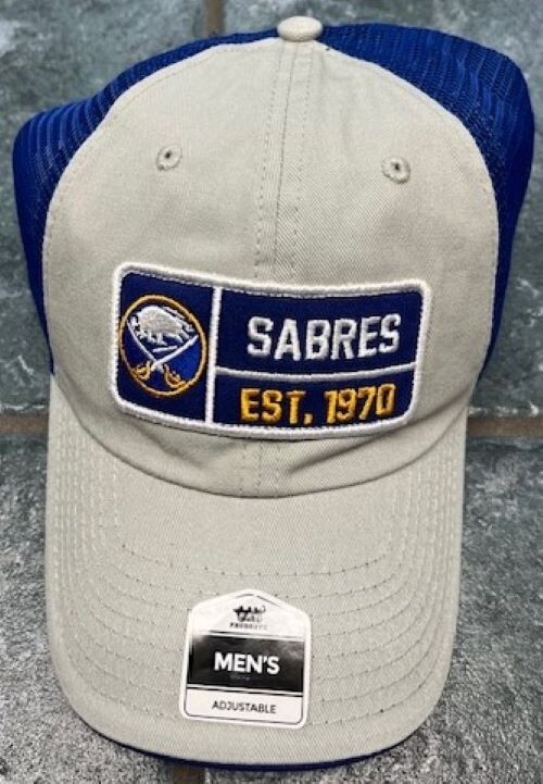 Buffalo Sabres NHL Hockey Fan Favorites Trucker Snapback Hat - Gray & Blue