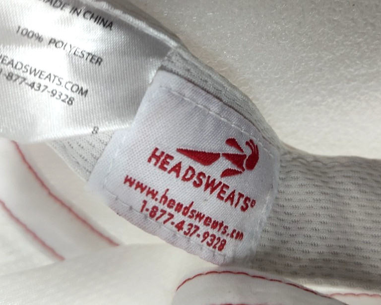 WHITE HEADSWEATS Cool Max Performance Hat Timex NEW Baseball Cap Race Hat White