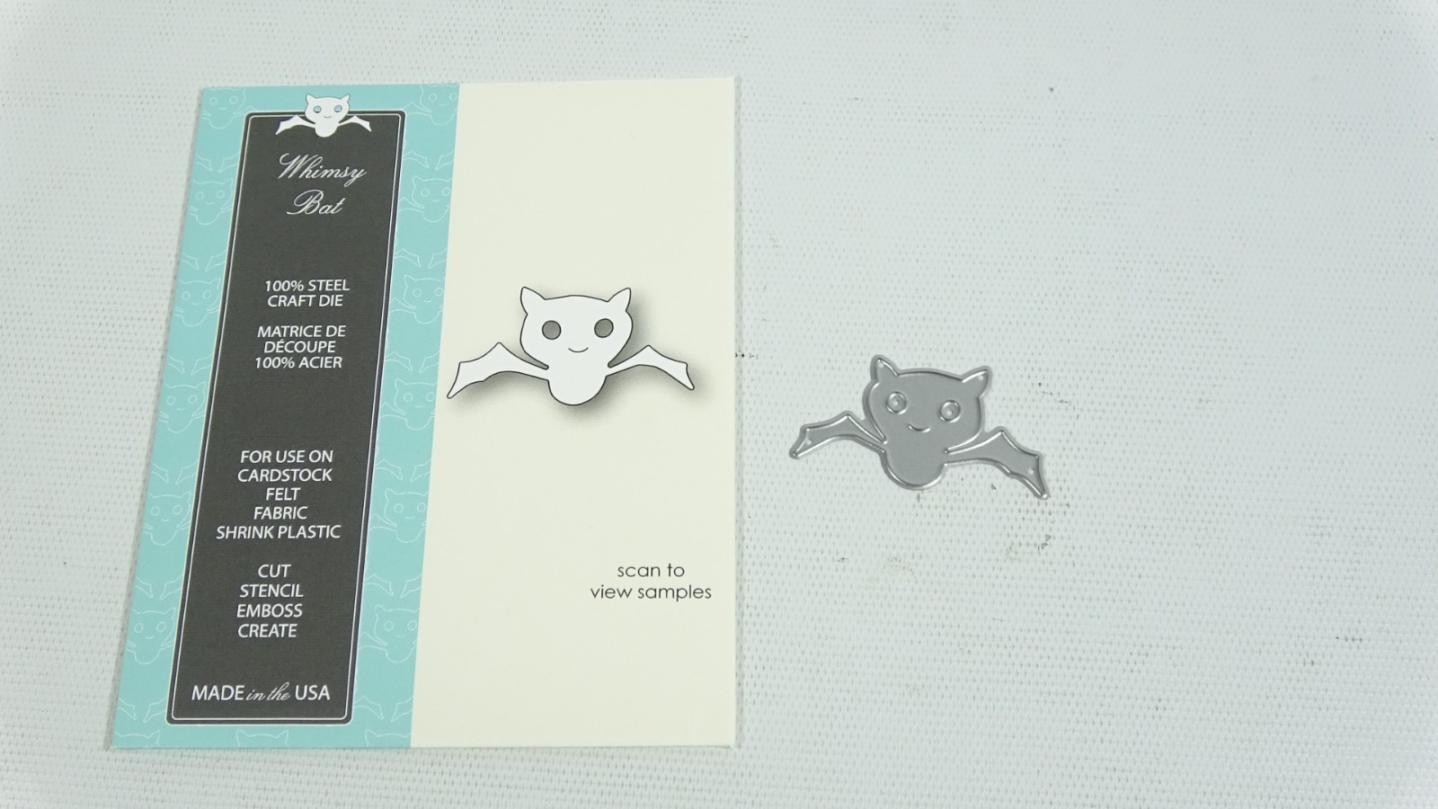 2017 Memory Box Whimsy Bat Halloween Craft Die 99876