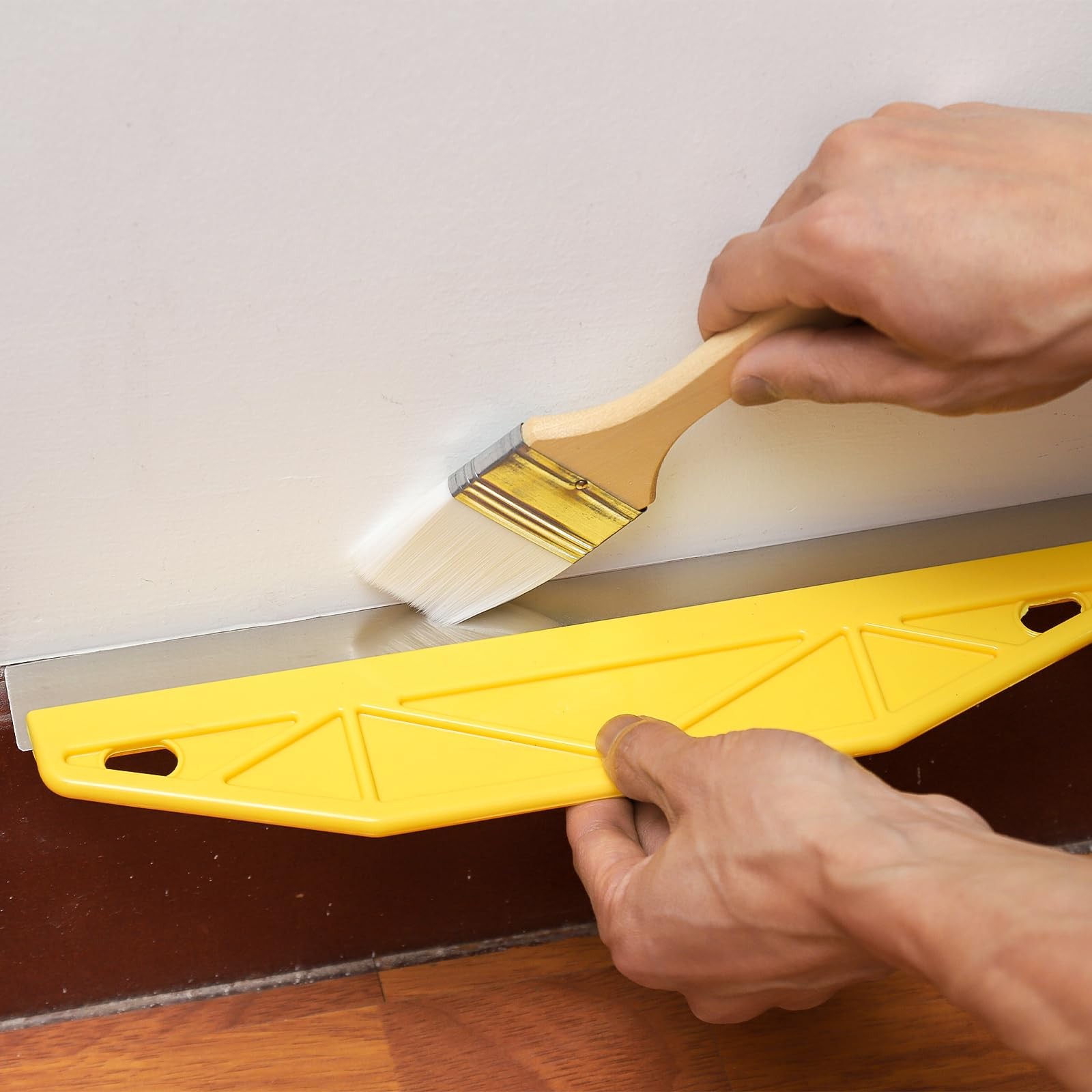 Qyueyue Painter's Trim Guard 12 Inch Paint Shield, Edge 12 inches, Yellow