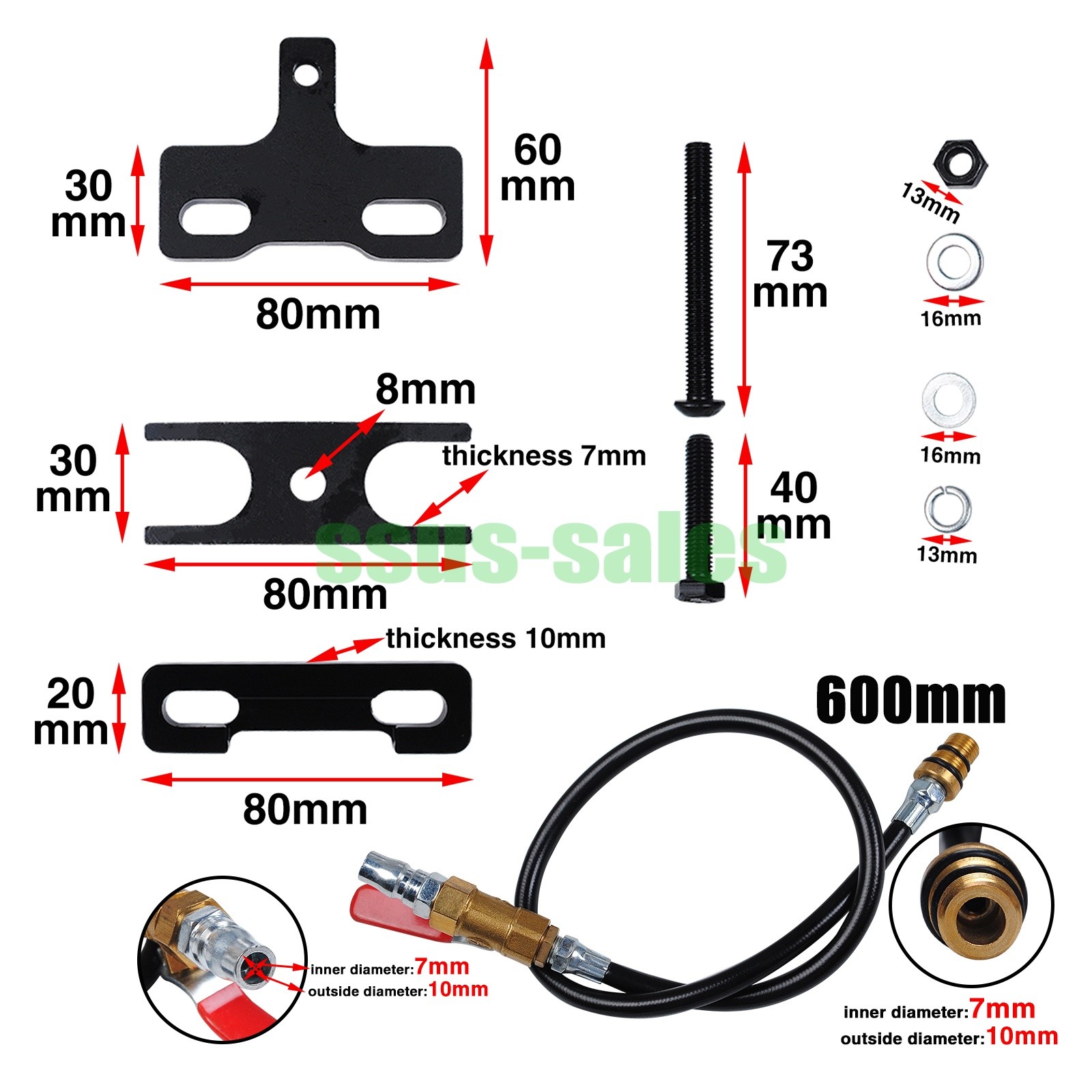 LS Engine Valve Spring Compression Tool + Hose LS1-LS6 for Chevrolet LSX LQ4 US