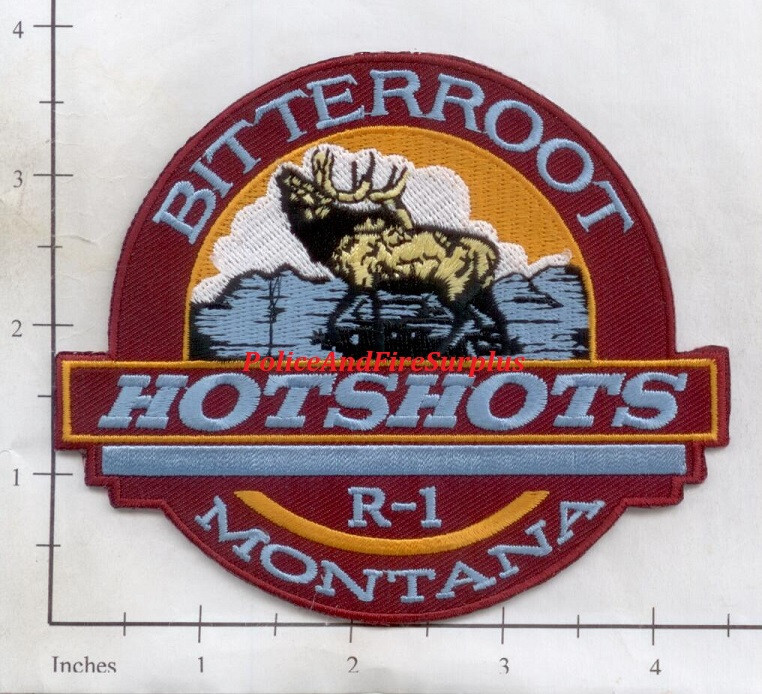 Montana - Bitterroot Hot Shots R1 MT Fire Dept Patch v2