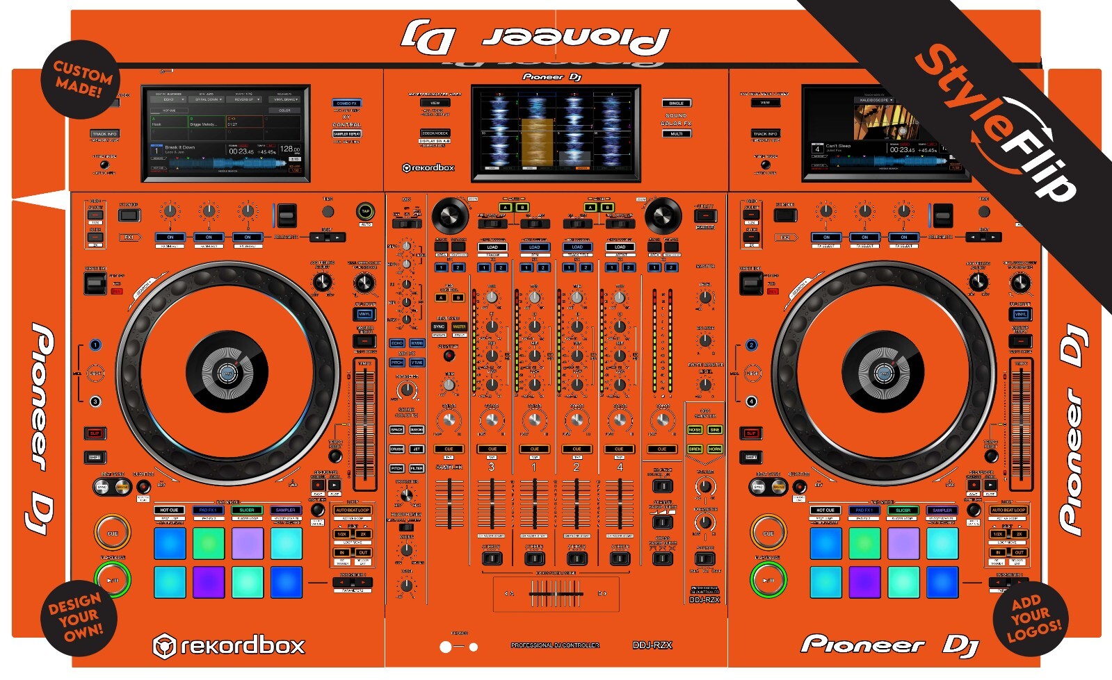 Pioneer DDJ-RZX | Custom Design | Protective Decal | StyleFlip Skins