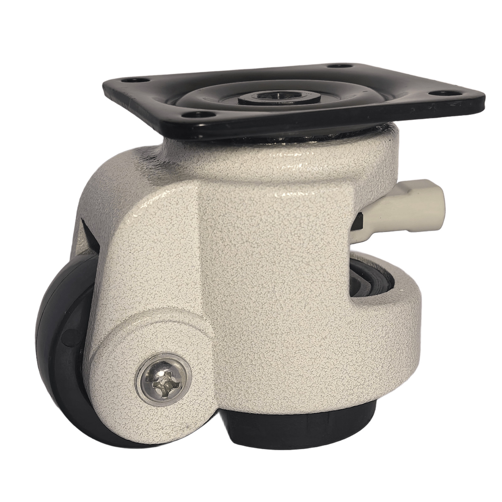 4 pc Plate Leveling Caster 3300Lbs Nylon Plate Mounted Caster, Height Adjustable