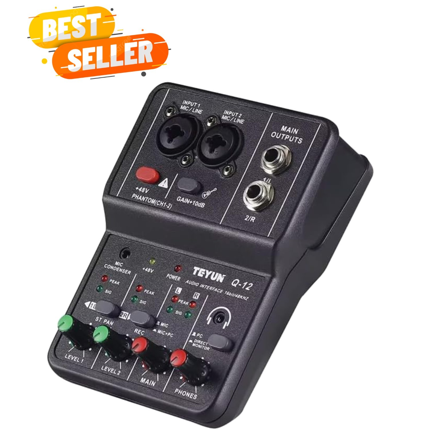 USB Audio Interface for PC,Interface for Recording Music Computer Recording A...