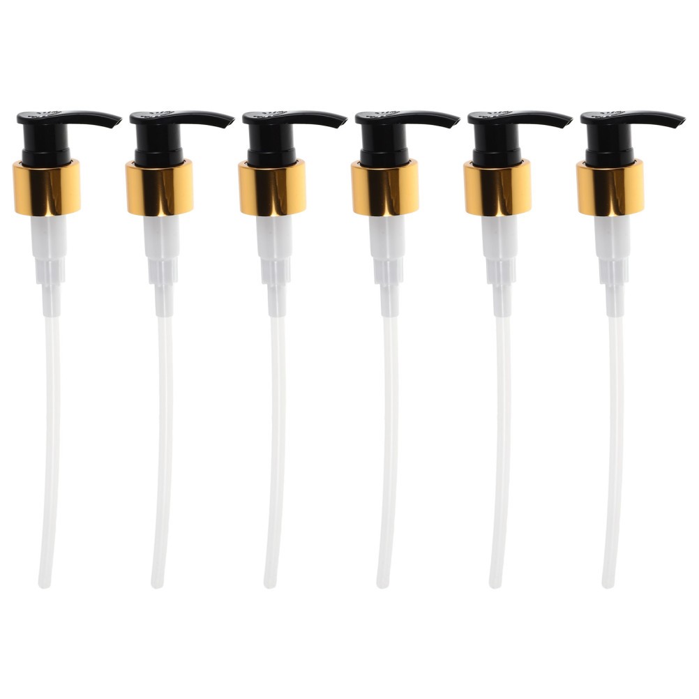 6pcs Bottle Dispenser Pumps: Plastic Lotion Pump Replacement for Hand Soap or