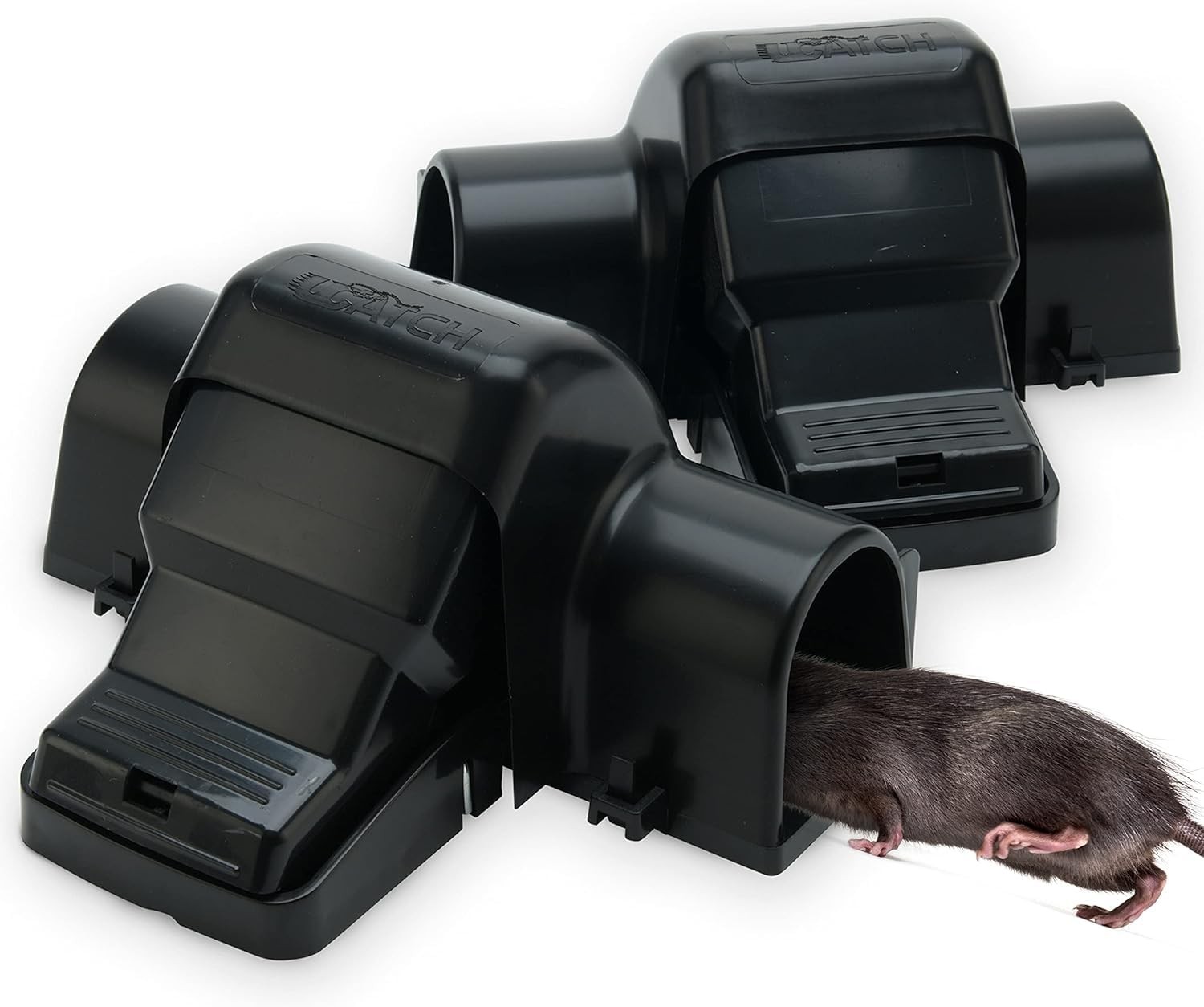 Ucatch Rat Traps Indoor And - 2 Pack Dual-Entry Large Rat Trap And Indoor For