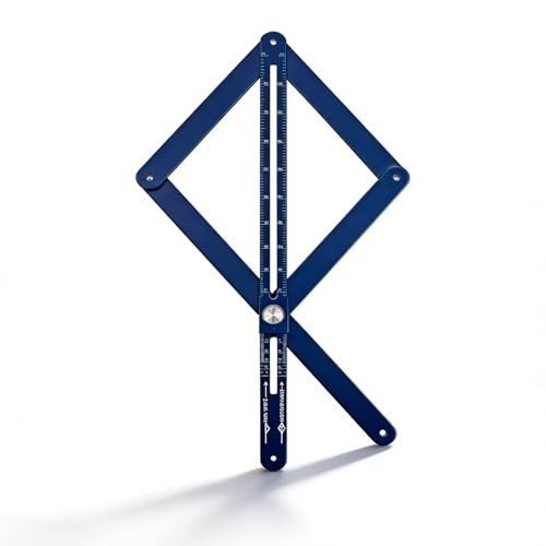Corner Angle Finder Tool, Corner Angle Finder, Miter Saw Bevel Gauge with Blue