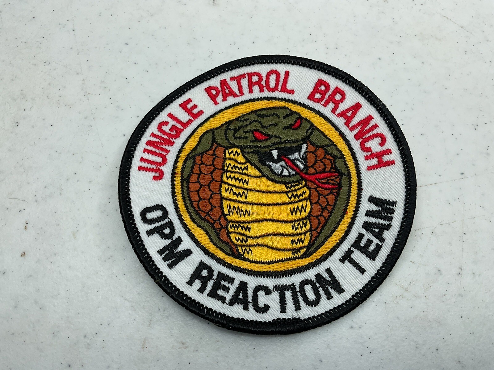 USN Jungle Patrol Branch Office Provost Marshal Reaction Team Philippines Patch