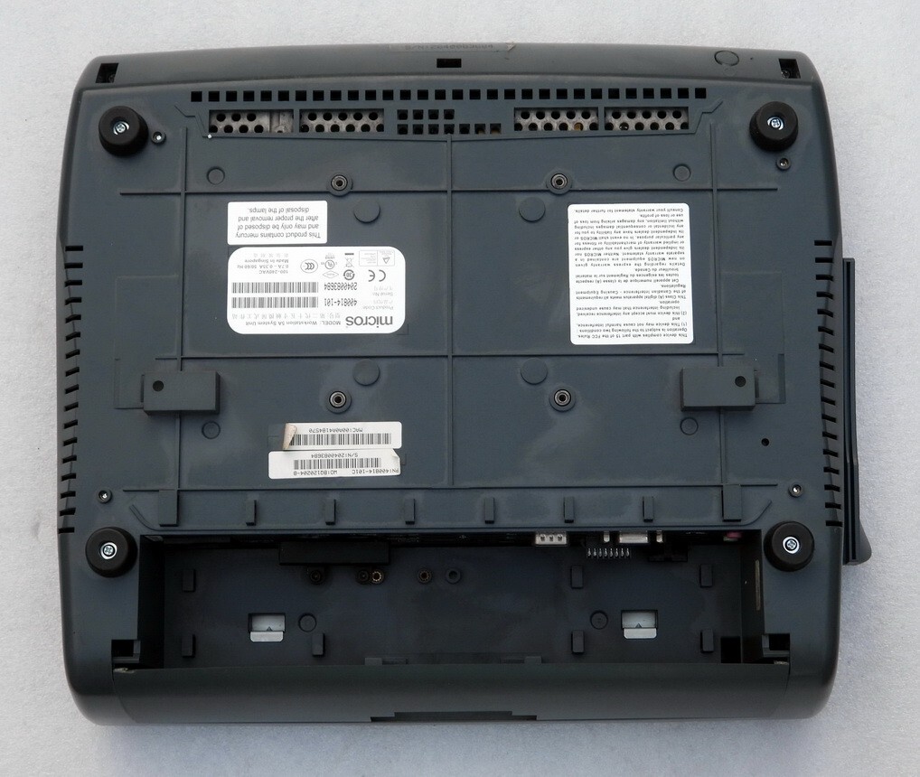 MICROS WORKSTATION 5A SYSTEM UNIT DIGITAL DISPLAY TOUCHSCREEN POS COMPUTER