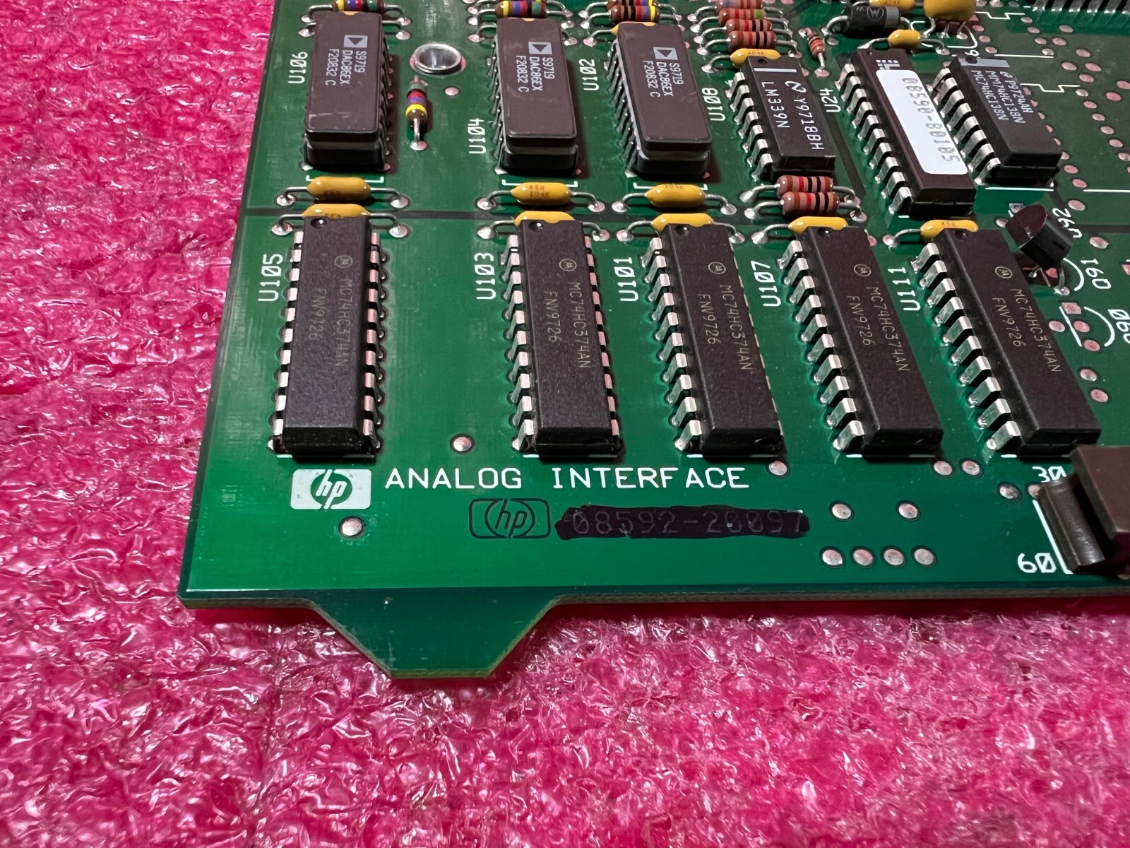 HP Agilent Spectrum Analyzer Analog Interface Board 08592-60030 A-3222-53