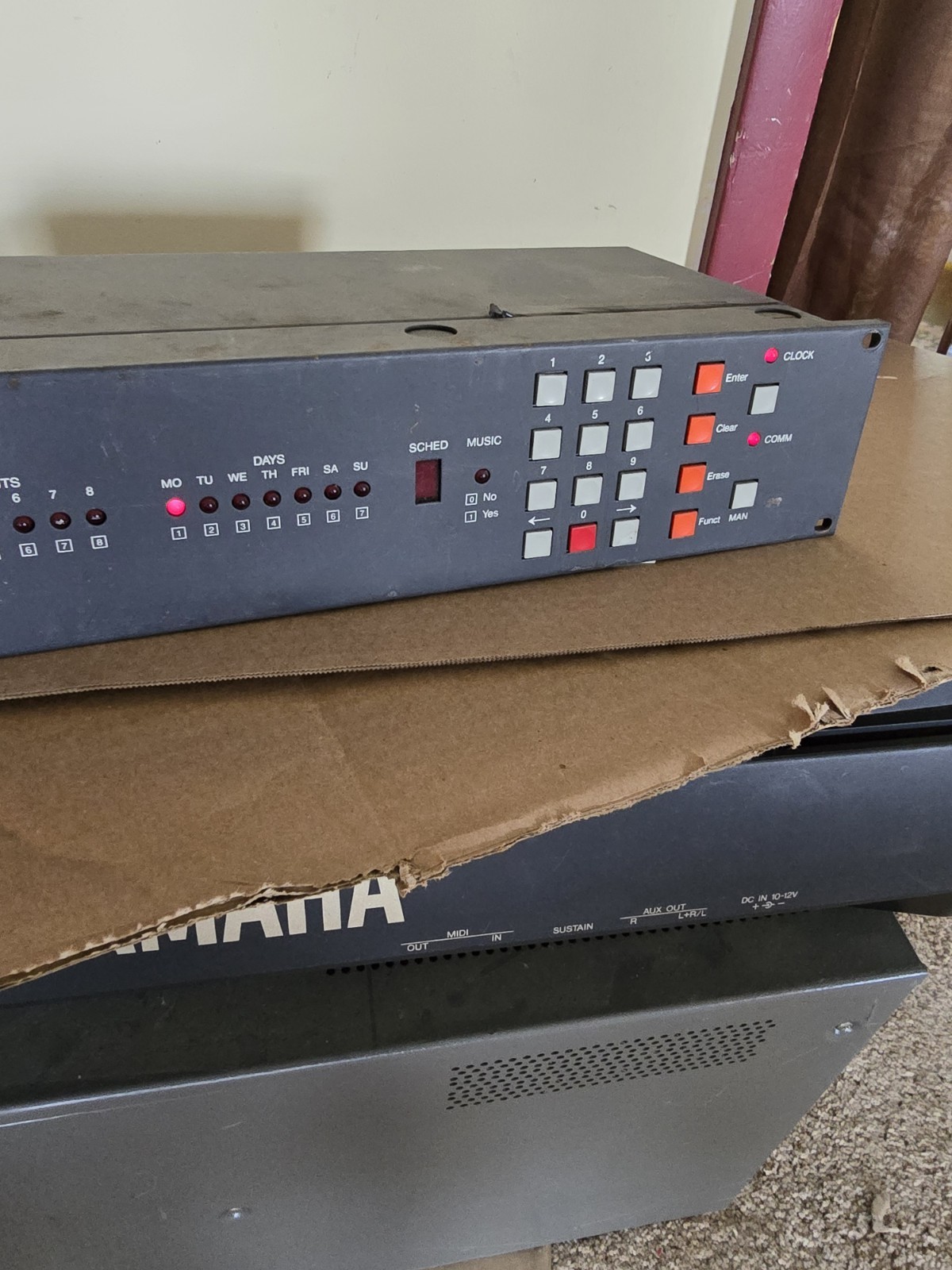 Rauland 2524 Master Clock Intercom Control System Bb4