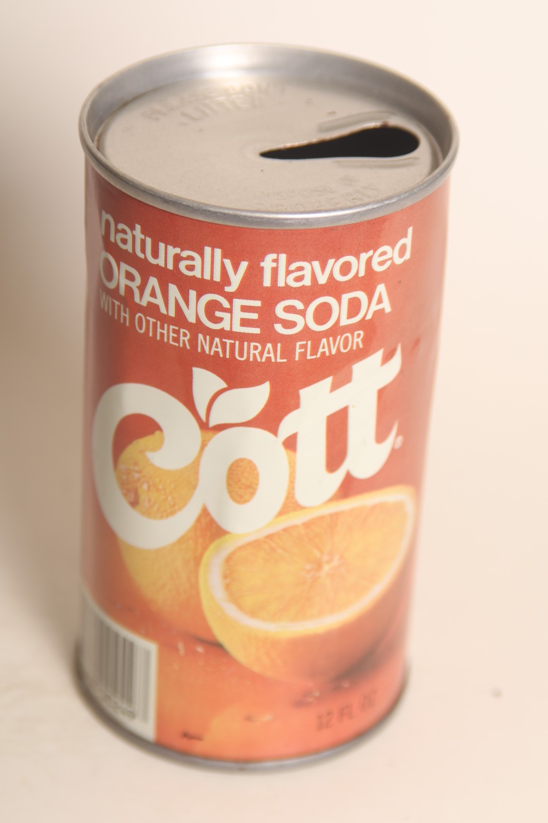 Cott Orange soda can