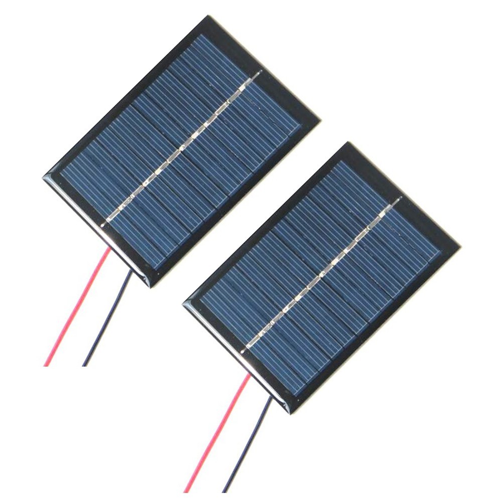 DIY Projects 6V Solar Panel 15CM Cable Compact Size 90*60*3MM Easy Installation