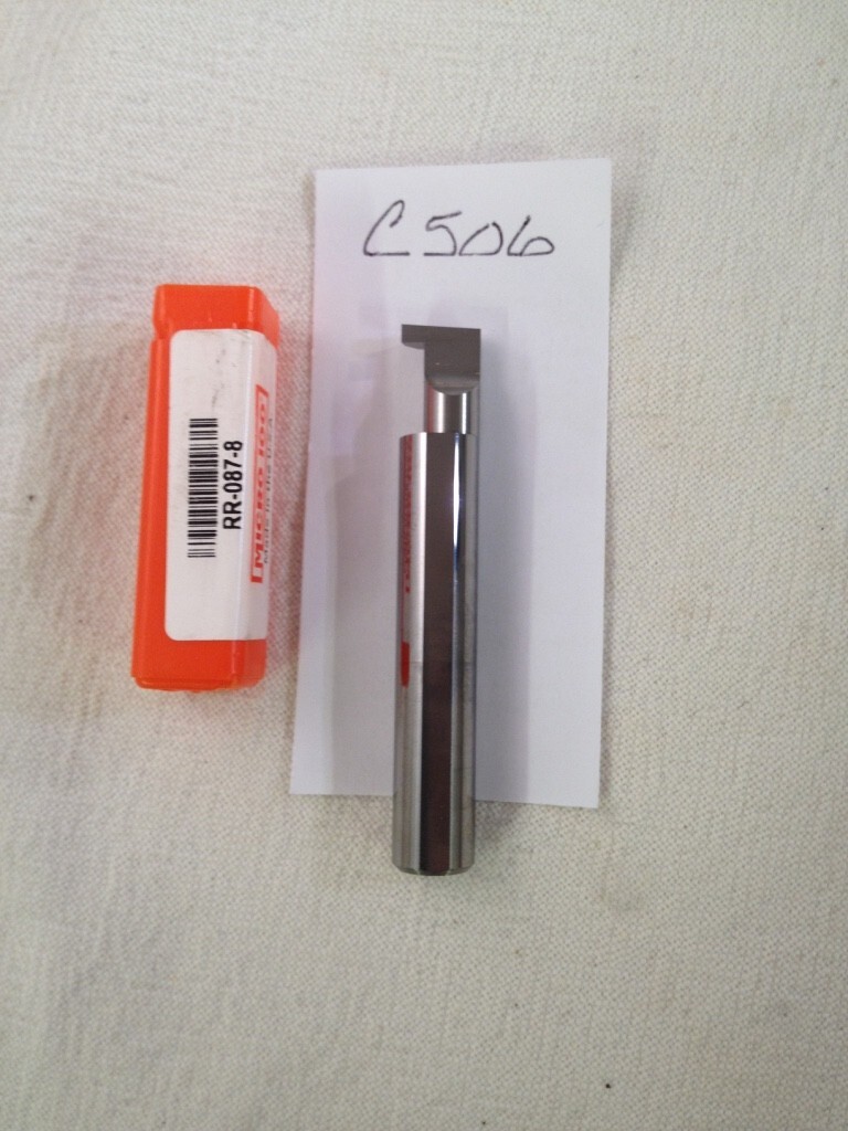1 NEW MICRO 100 CARBIDE RETAINING RING GROOVING TOOL RR-087-8. USA MADE  (C506)