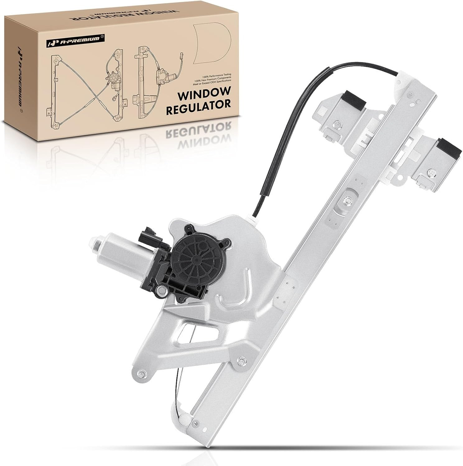 Power Window Regulator with Motor  for Buick Lesabre 2000-2005 Front Right Passe