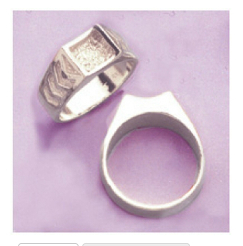 Blank Ring Shank in Solid 925 Sterling Silver Size 10