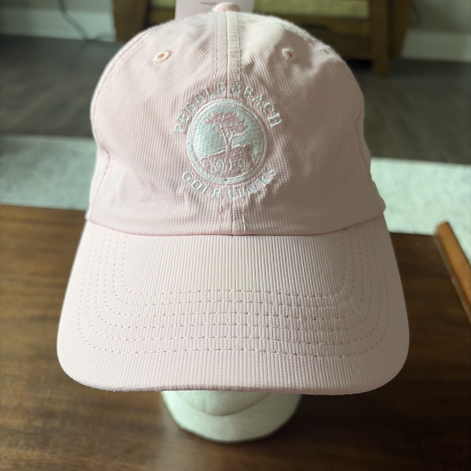 Pebble Beach Golf Links Hat New With Tags Pink Strapback Adjustable